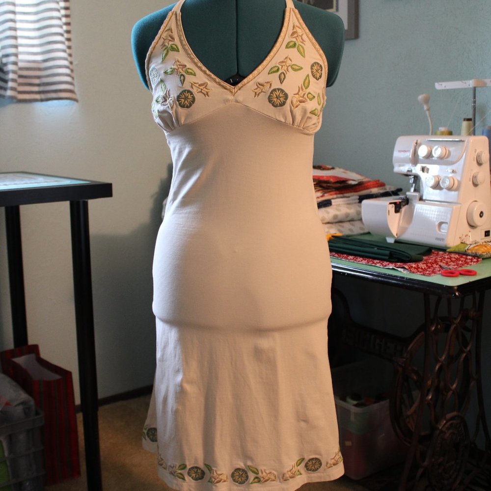 Organic Cotton Halter Dress